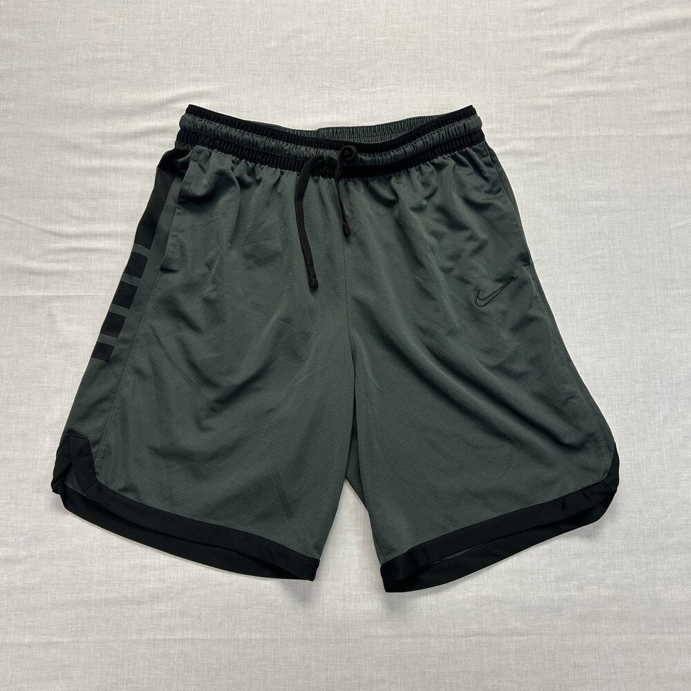 Nike Dri-FIT Elite Basketball Shorts Men's XL Gray Drawstring Pockets Athletic